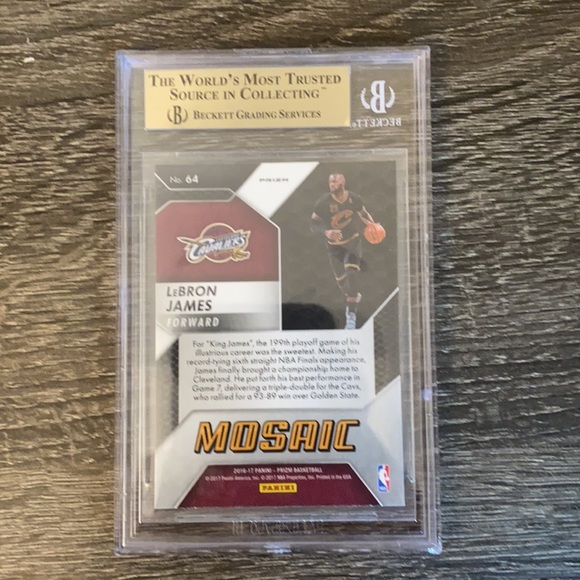 Beckett 9.5 trading card. New great condition - Picture 3 of 3